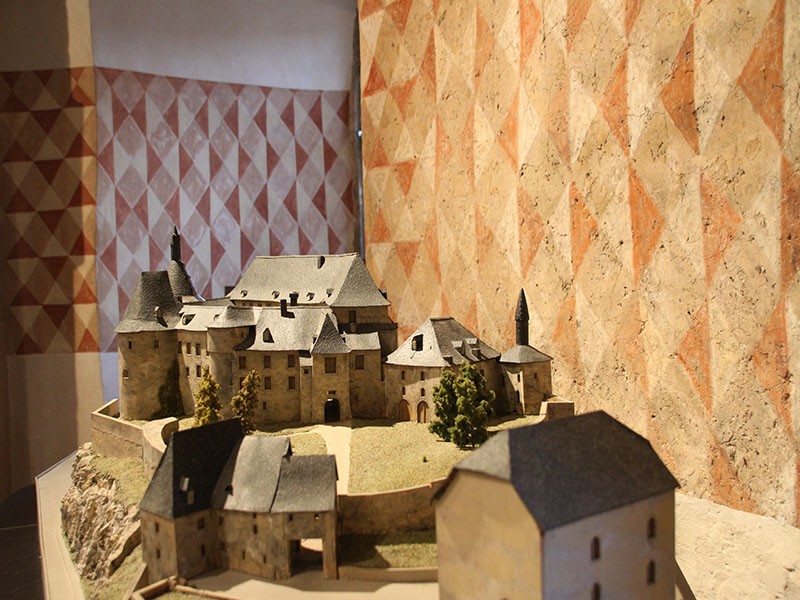 Exhibition of models of Luxembourg castles