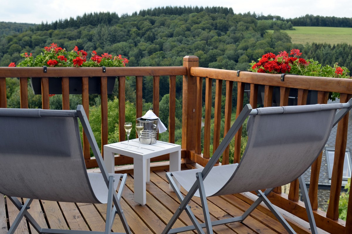 Auberge de Rochehaut - Terrasse Chambre