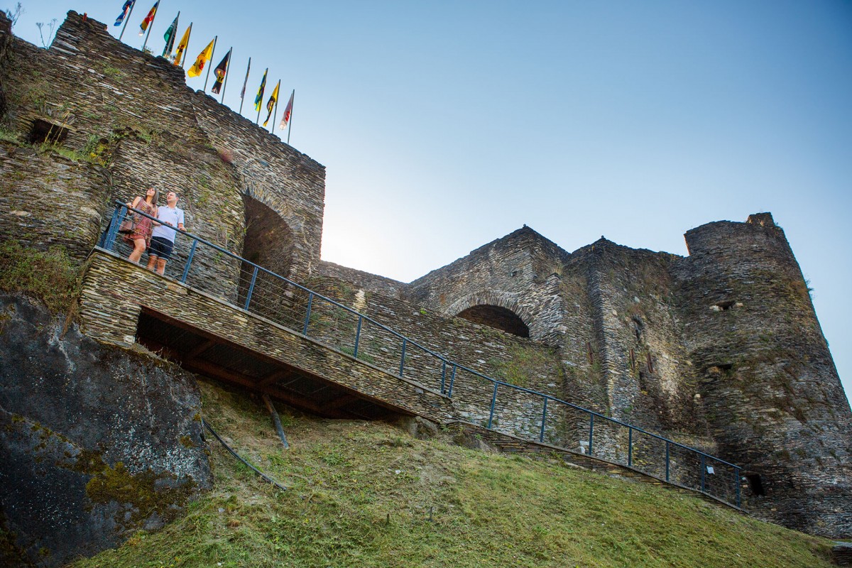 Castle ruins of la Roche-en-Ardenne 