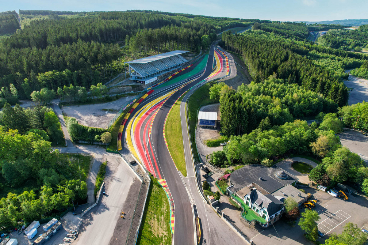 Spa-Francorchamps motor-racing circuit - Aerial view - © Circuit de Spa-Francorchamps Spa-Francorchamps motor-racing circuit - Aerial view