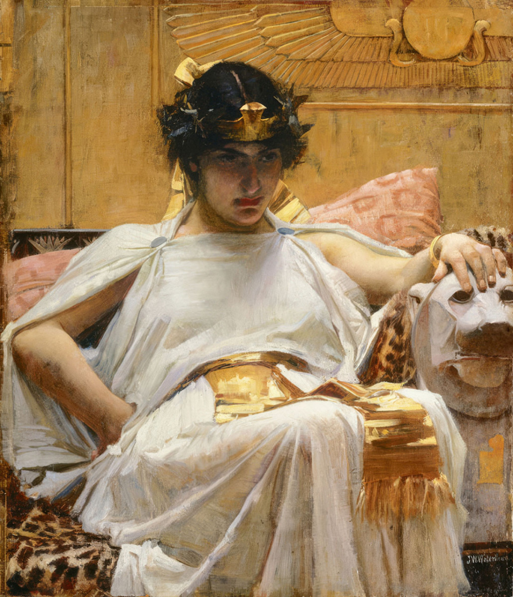 Tentoonstelling: Cleopatra Superstar - Luik - Olieverfschilderij van John William Waterhouse - © Europa Expo - John William Waterhouse Tentoonstelling: Cleopatra Superstar - Luik - Olieverfschilderij van John William Waterhouse