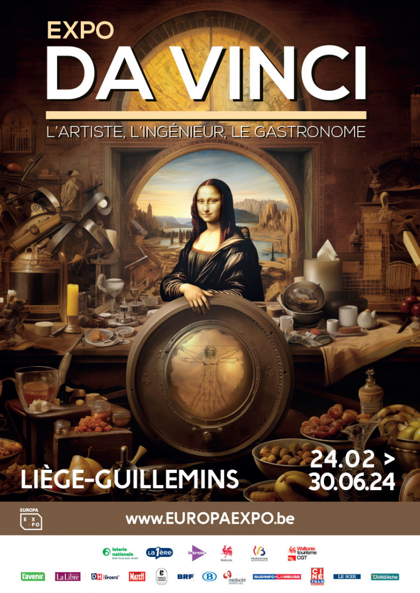 Exhibition - Da Vinci, The artist, the engineer, the gourmet - Poster