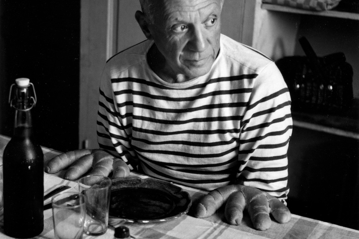 Tentoonstelling Robert Doisneau - Luik - De broden van Picasso, Vallauris, 1952