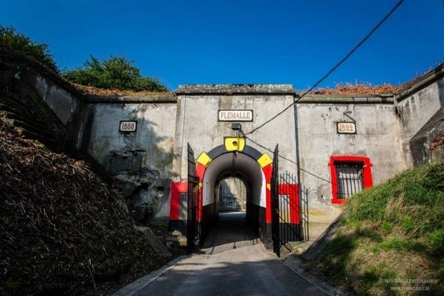 Fort de Flémalle - Entrée du Fort