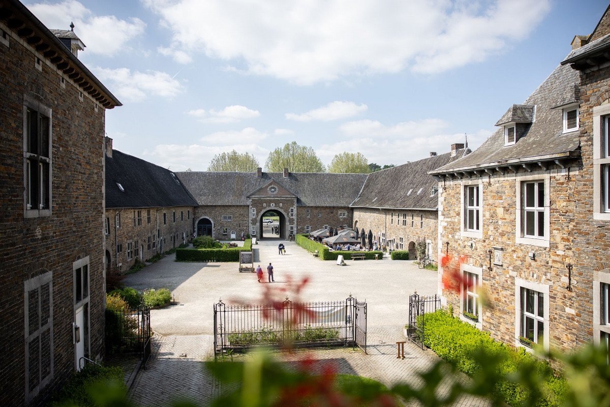 Le Casse-Croûte - Abbaye du Val-Dieu - Aubel - Cour intérieure