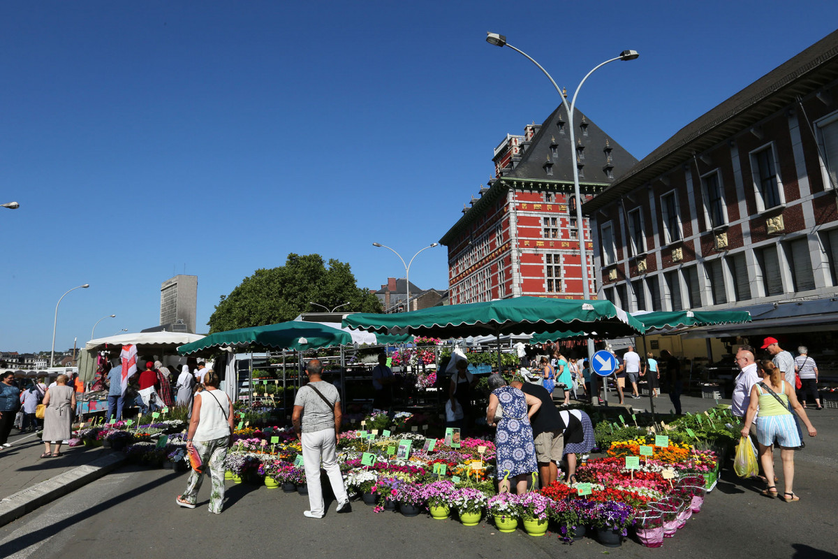 La Batte Sunday Market - Liege - Flowers