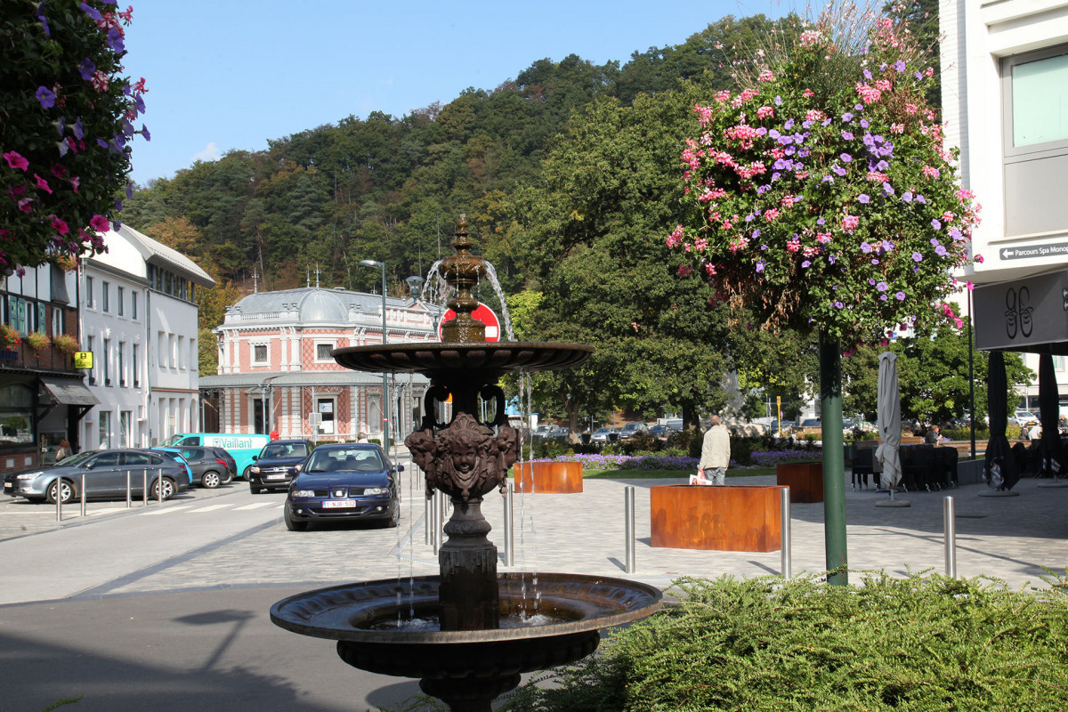 Casino and city of Spa - Spa - Fountain