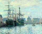 Exhibition - Impressionism in Belgium (Claude Monet - The Bassin du Commerce - Le Havre, 1874)