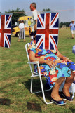 Ausstellung „Martin Paar – Parrathon“ – Foto – British flags at a fair sedlescombe - England- GB- 1995-1999