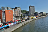 La Batte Sunday Market - Liege - Aerial view