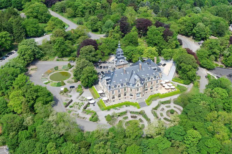 Château de Namur - Vue aérienne site 