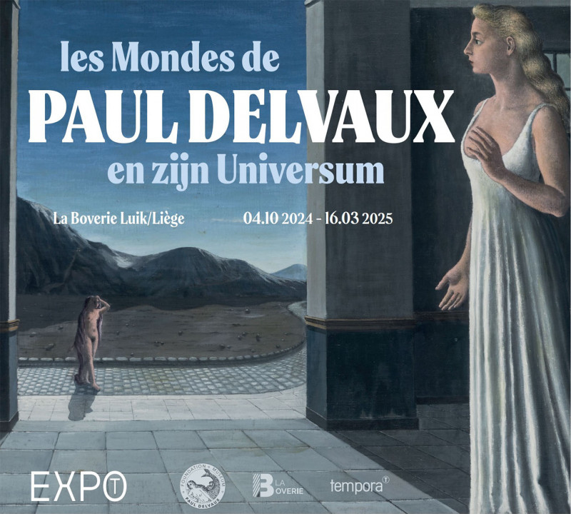 Exposition Paul Delvaux - Liège - Affiche