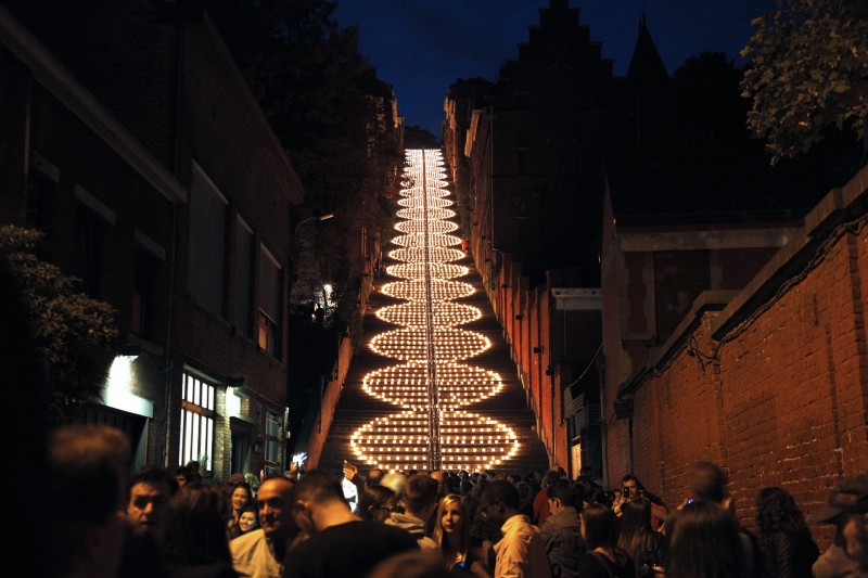 Montagne de Bueren - La nocturne des Coteaux