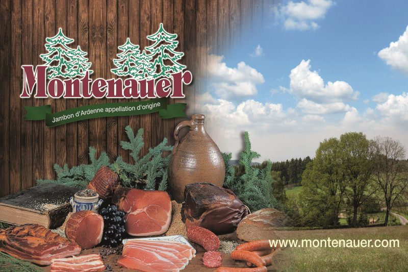 Montenauer, rokerij van Ardense ham