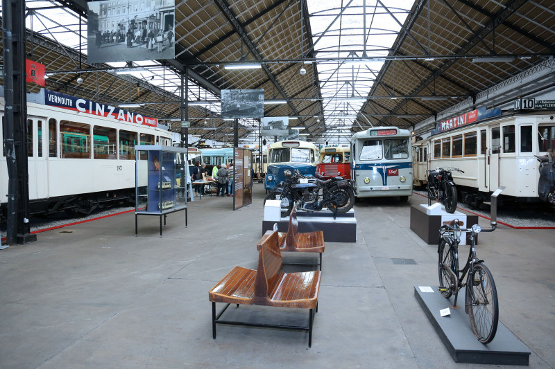 Musée des Transports en commun de Wallonie - Liège - Hall d'exposition
