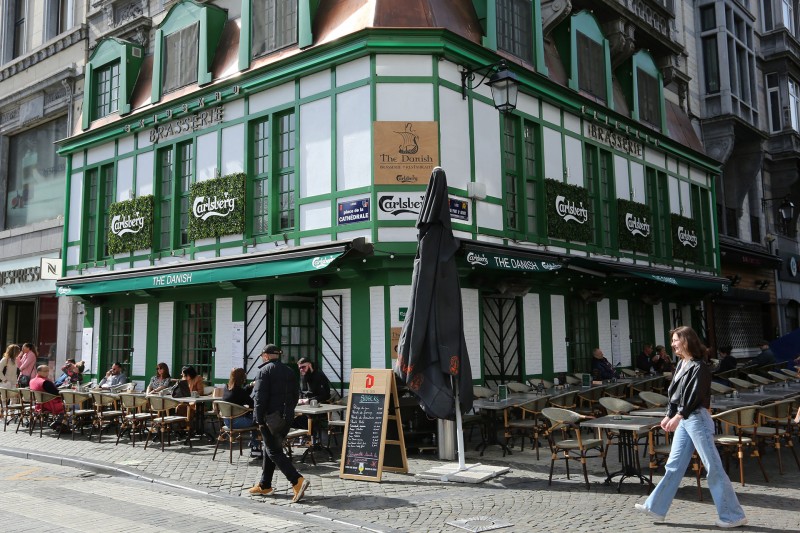 The Danish Tavern - Liège - Façade et terrasse