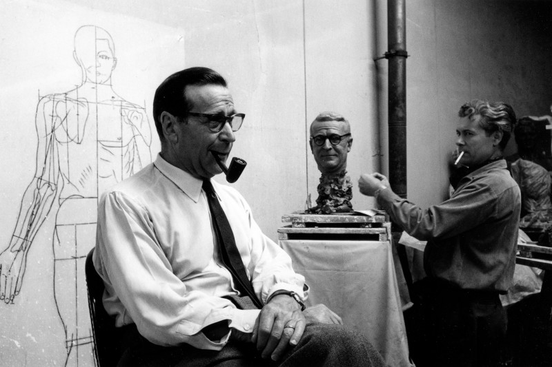 Exposition - Robert Doisneau. Instants Donnés - G. Simenon au musée Grévin, Paris, 1962